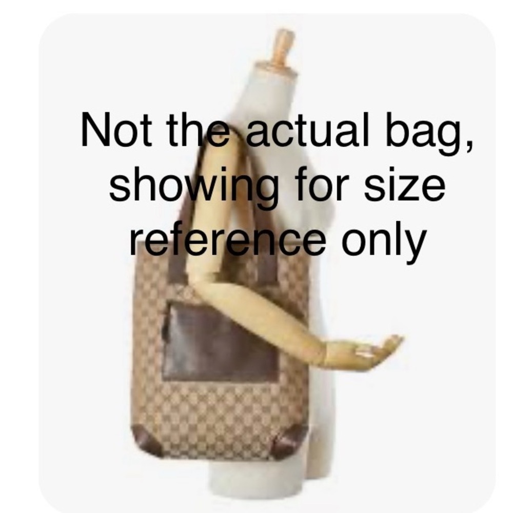 Gucci Brown Monogram Tote Bag - Picture 11 of 11